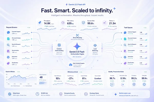 Fast and Smart Scaling in Google Gemini 3.5 Flash API