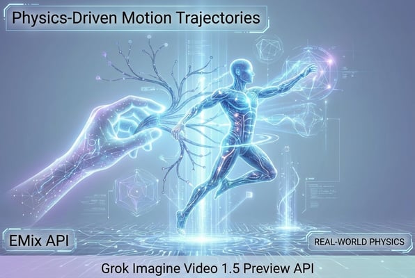 Real-world Physics Simulation via Grok Imagine Video API