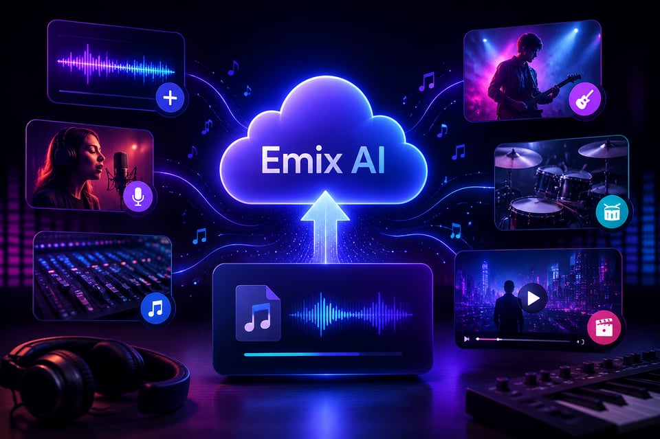 AI Audio Upload API for Music Creation, Covers, and Music Video Generation