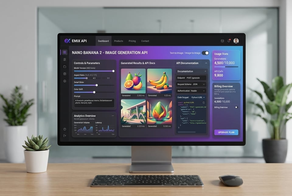 Generate AI App Screenshots and Website Visuals with Nano Banana 2 API