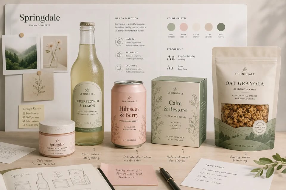 Packaging Design Mockups