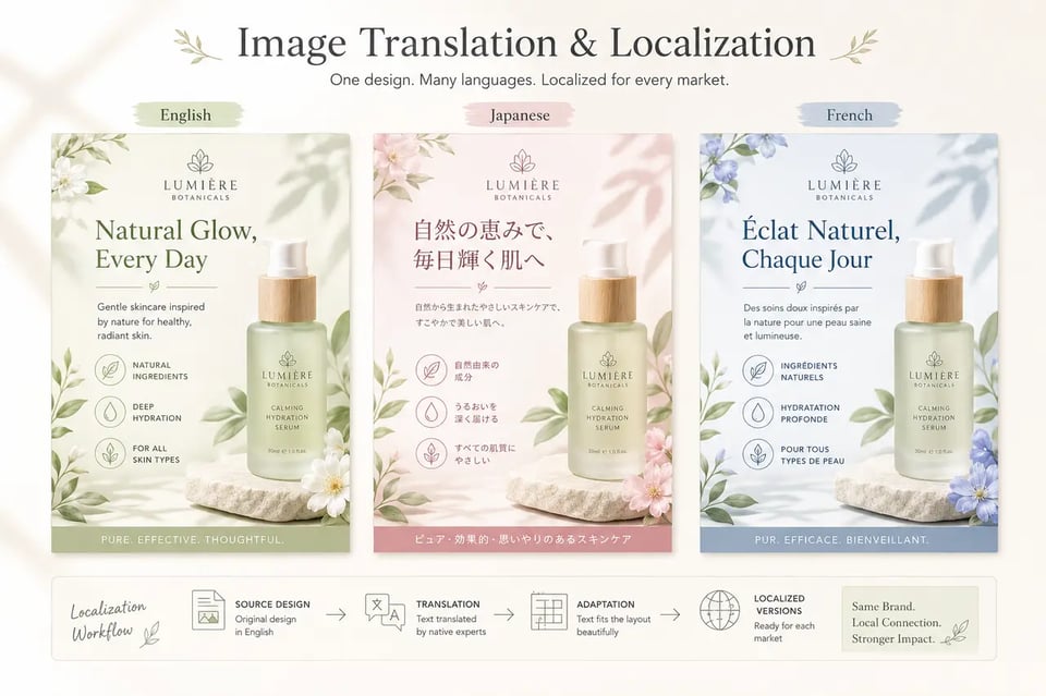 Image Translation and Localization
