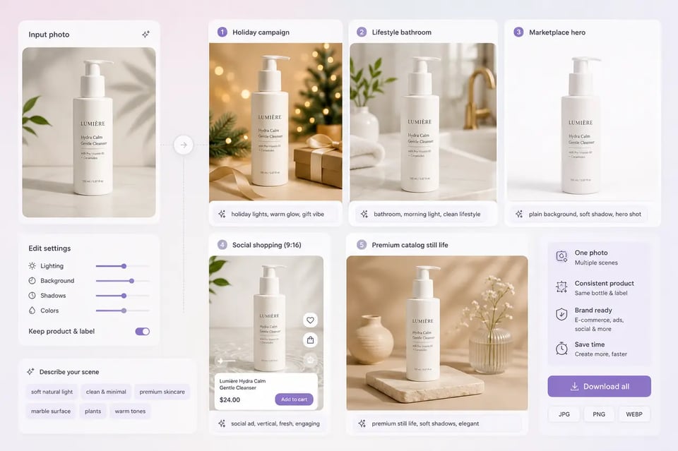 GPT Image 2 API for E-commerce Product Scene Editing