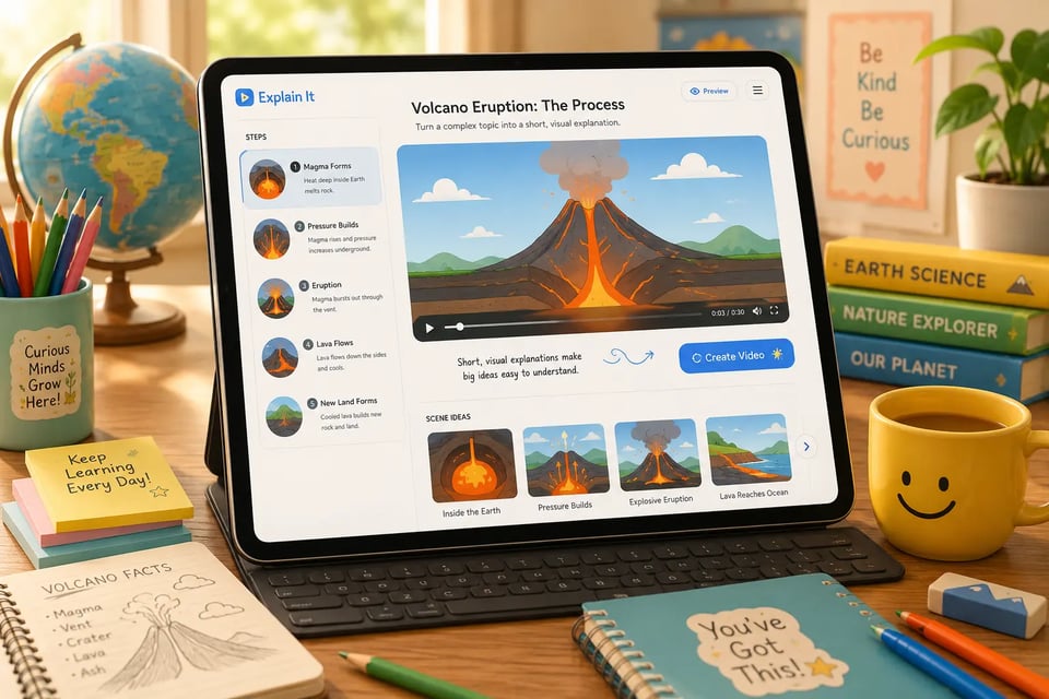 Educational Explainer Products Powered by Google Gemini Omni Flash API