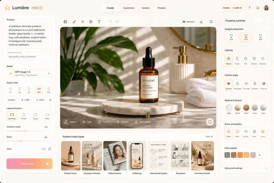 High Fidelity Image Generation with GPT Image 1.5 API