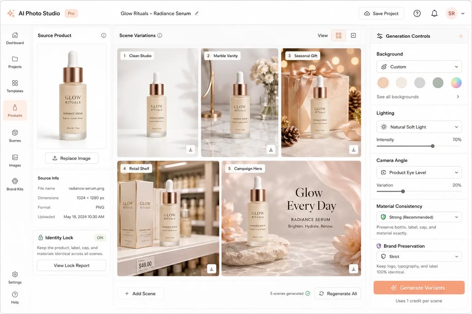 AI Product Photo Generator with GPT Image 1.5 API