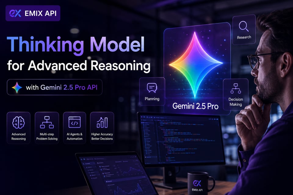 Thinking Model for Advanced Reasoning with Gemini 2.5 Pro API