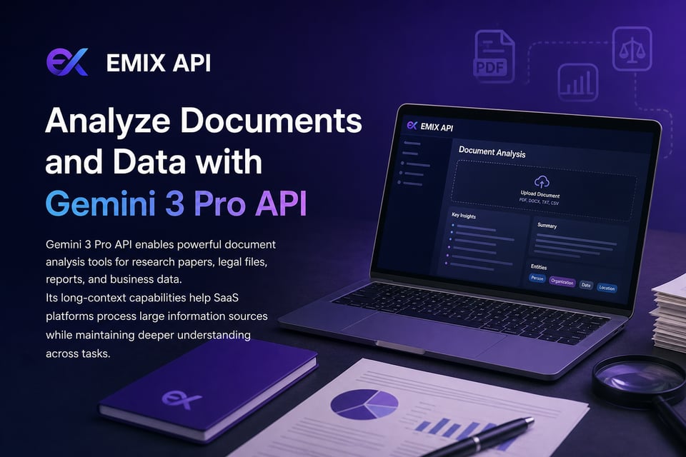 Analyze Documents and Data with Gemini 3 Pro API